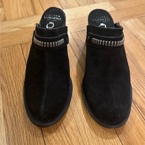 Callen Cordero Shoes - Black Suede Mules - Worn Once!